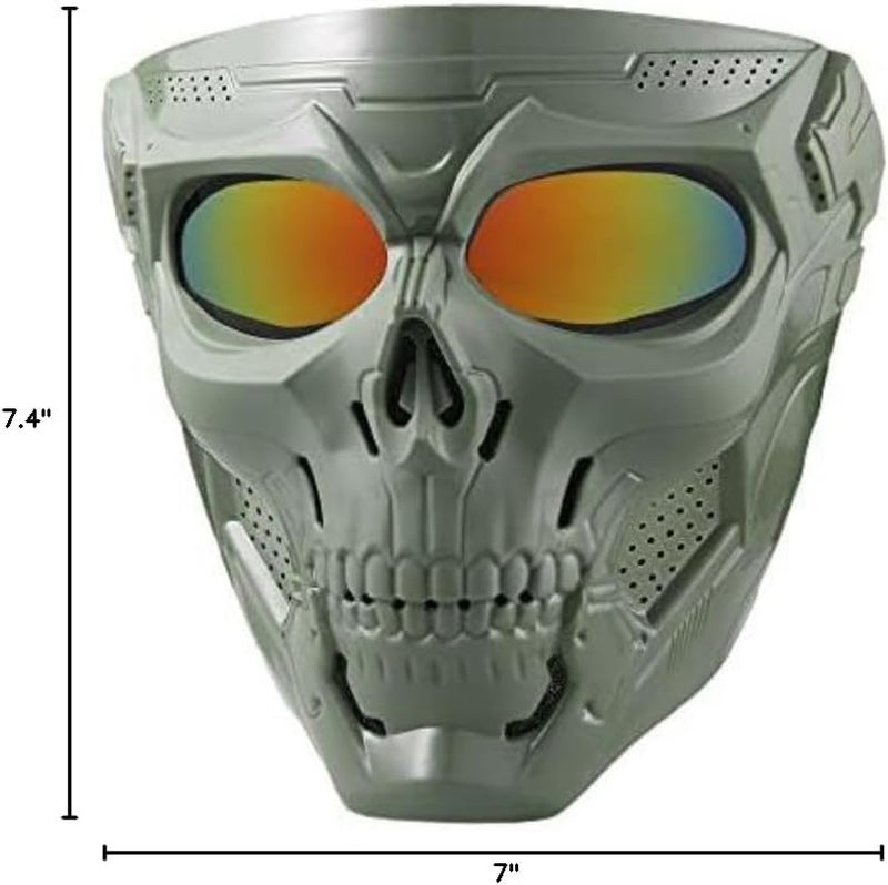 CROSSBODY Skull Mask Full Face Tactical Masks for CS Survival Games Shooting Cosplay Movie Paintball Halloween Scary Masks - Image 2